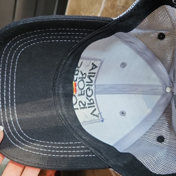 Pride black and gray Virginia is for Lovers ball cap - Picture 4 of 7